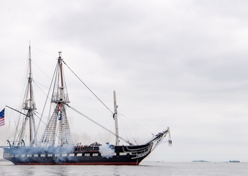 USS Constitution Goes Underway