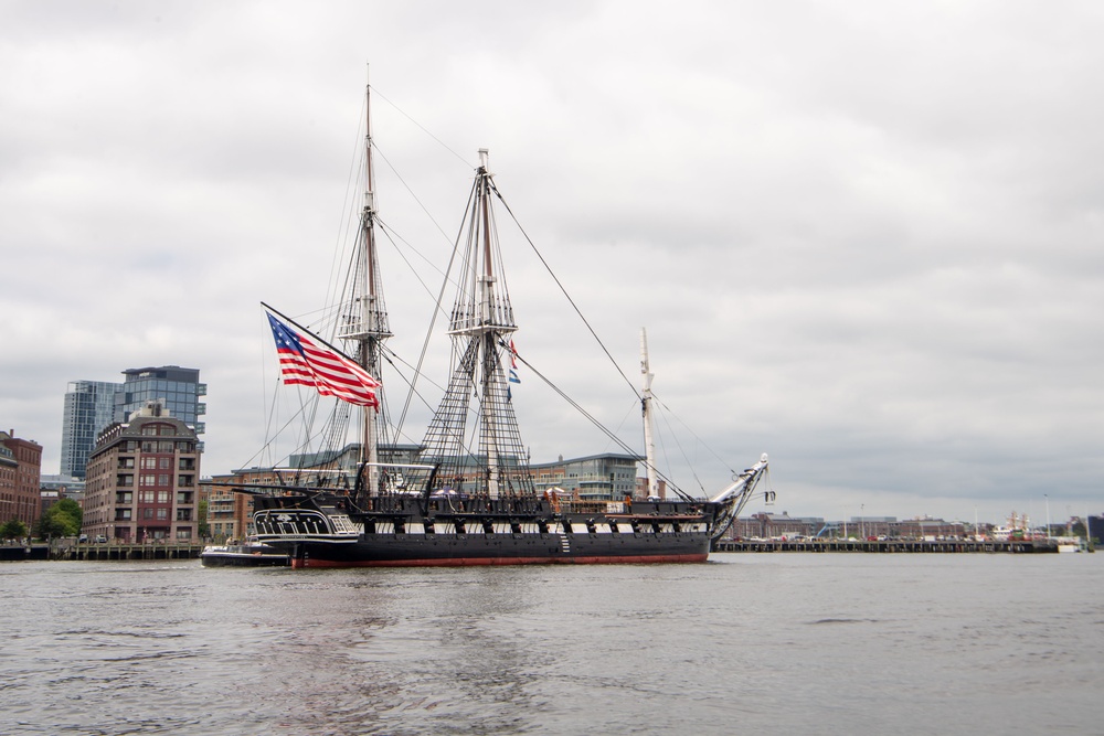 USS Constitution Goes Underway