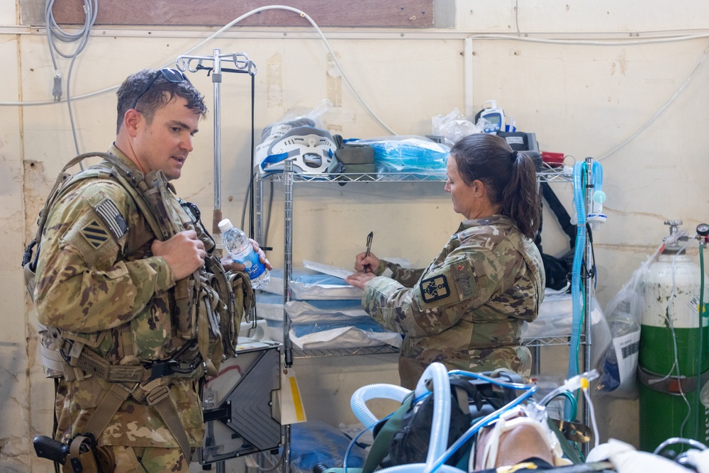 TF Cardinal MEDEVAC Training