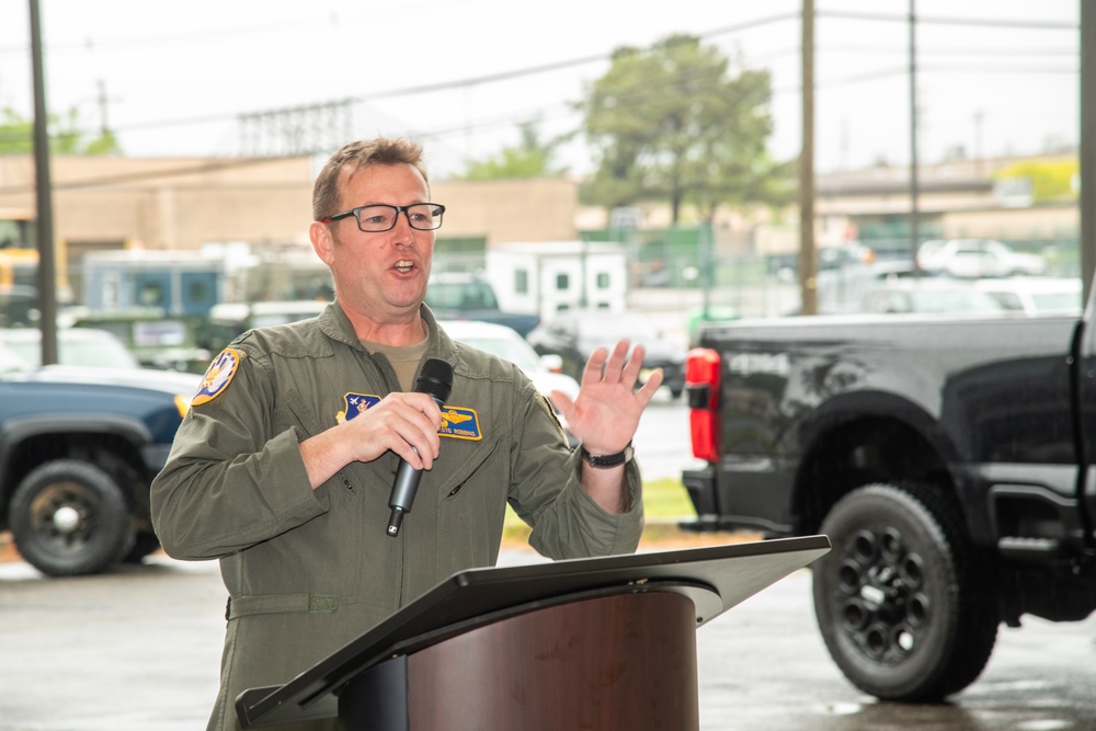 227th ASOS Casing of the Colors Ceremony