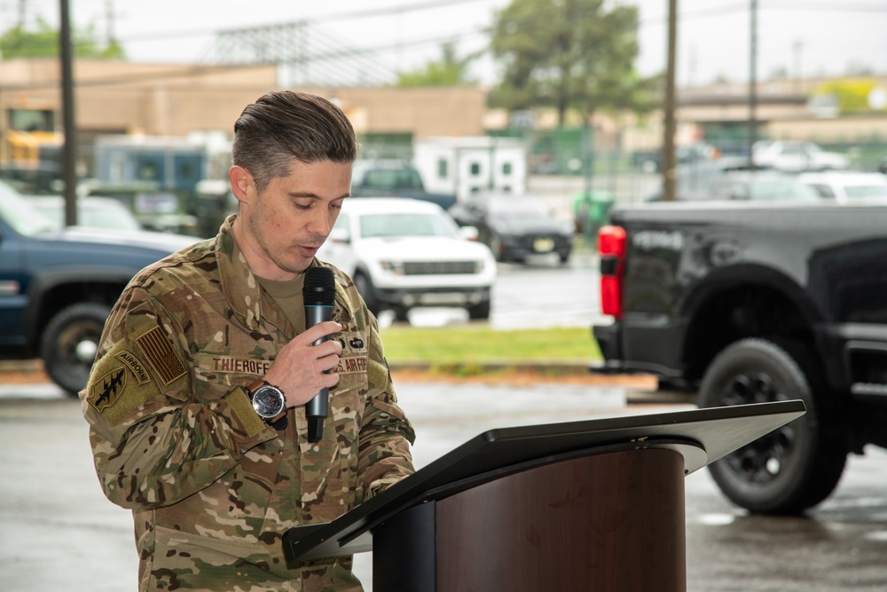 227th ASOS Casing of the Colors Ceremony
