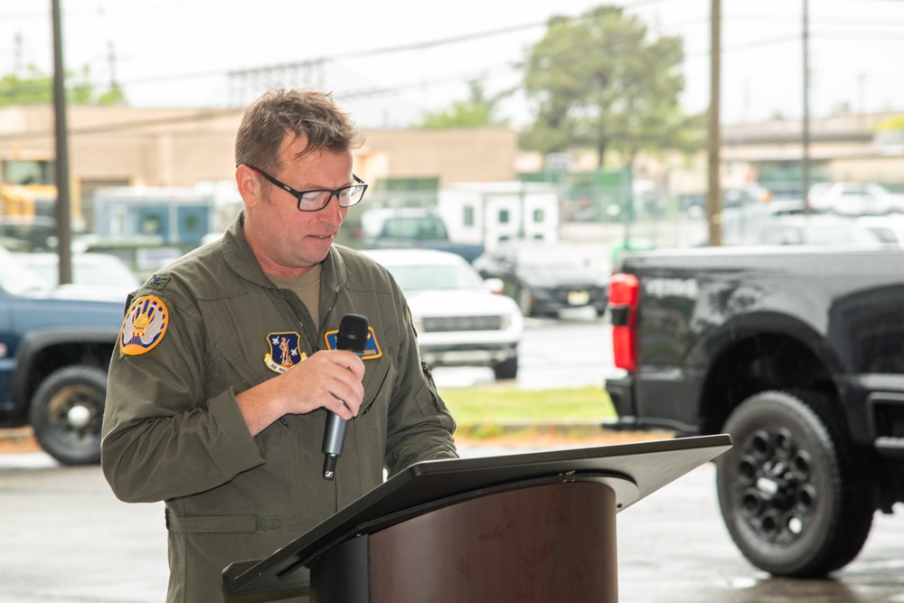 227th ASOS Casing of the Colors Ceremony