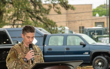 227th ASOS Casing of the Colors Ceremony