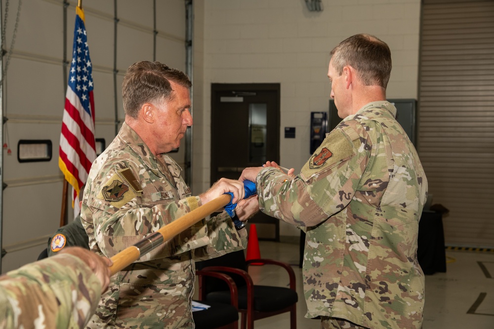227th ASOS Casing of the Colors Ceremony