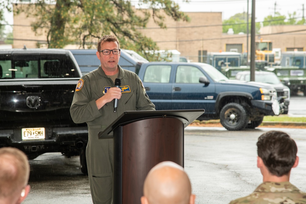 227th ASOS Casing of the Colors Ceremony