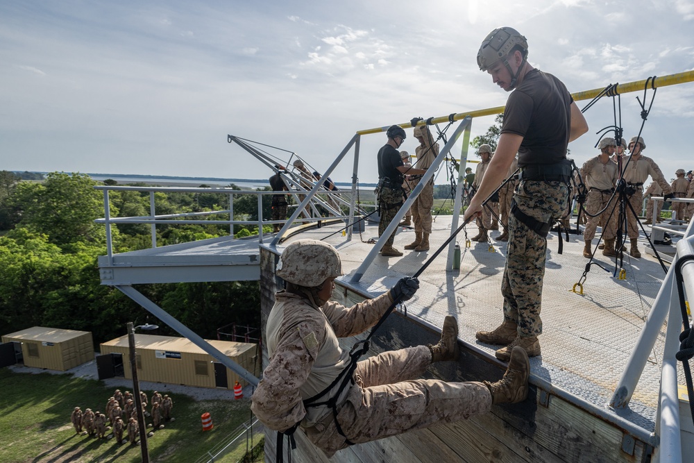Mike Company Rappel Tower