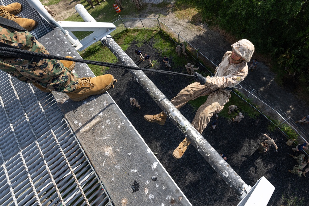 Mike Company Rappel Tower