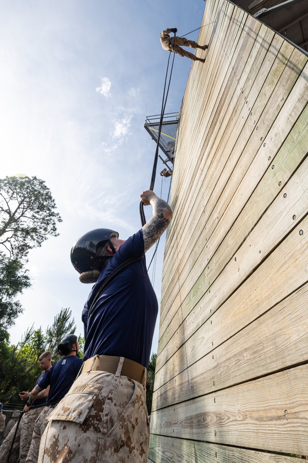 Mike Company Rappel Tower