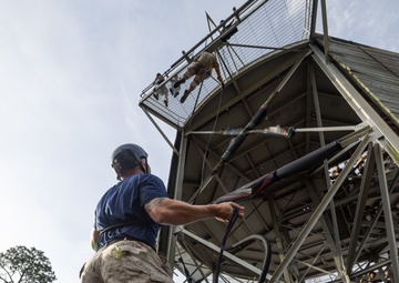 Mike Company Rappel Tower