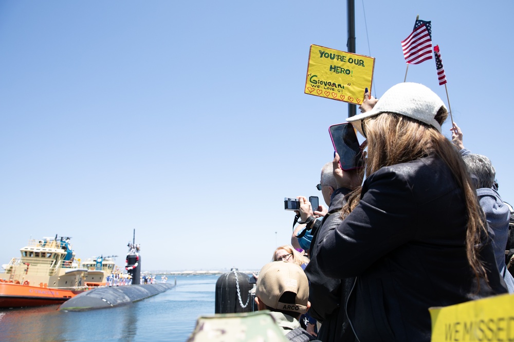 USS Alexandria returns to Naval Base Point Loma following seven-month Pacific Ocean deployment