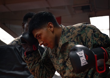 Marines step into the ring with Muay Thai during MAIC 73-25