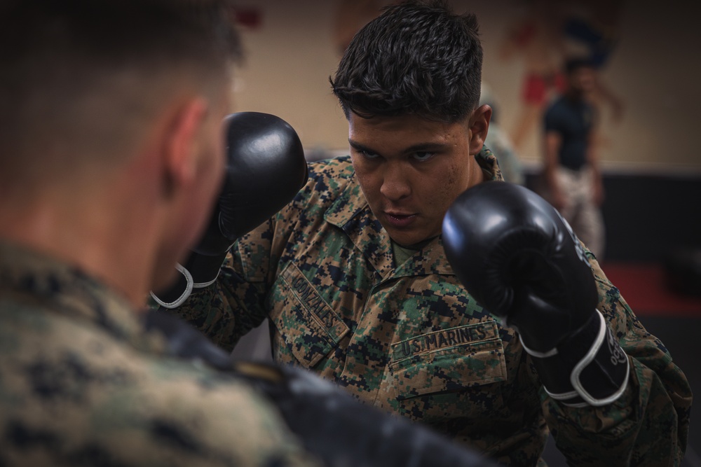 Marines step into the ring with Muay Thai during MAIC 73-25