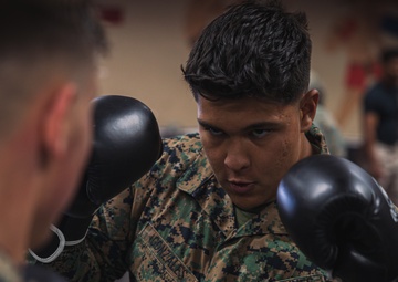 Marines step into the ring with Muay Thai during MAIC 73-25