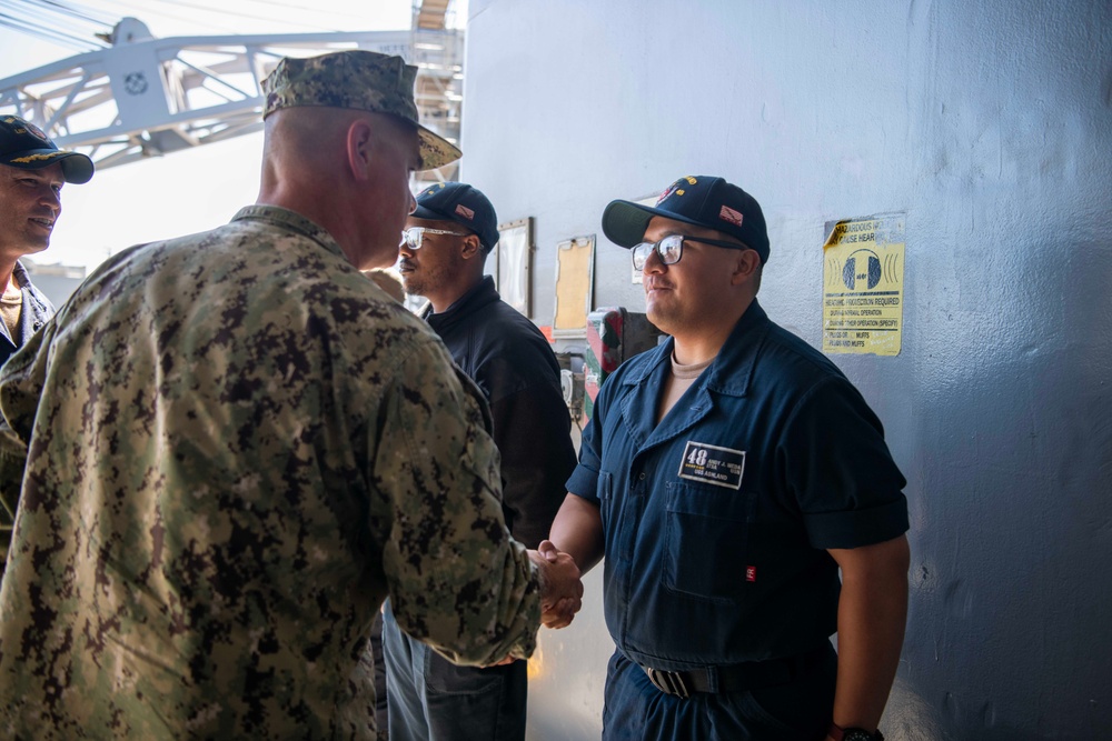 SWOBOSS Visits USS Ashland, USS Anchorage