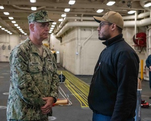 AFN Naples Radio News- Sergeant Dakota Myer Rejoins Marine Corps and USS Mount Whitney Port Visit