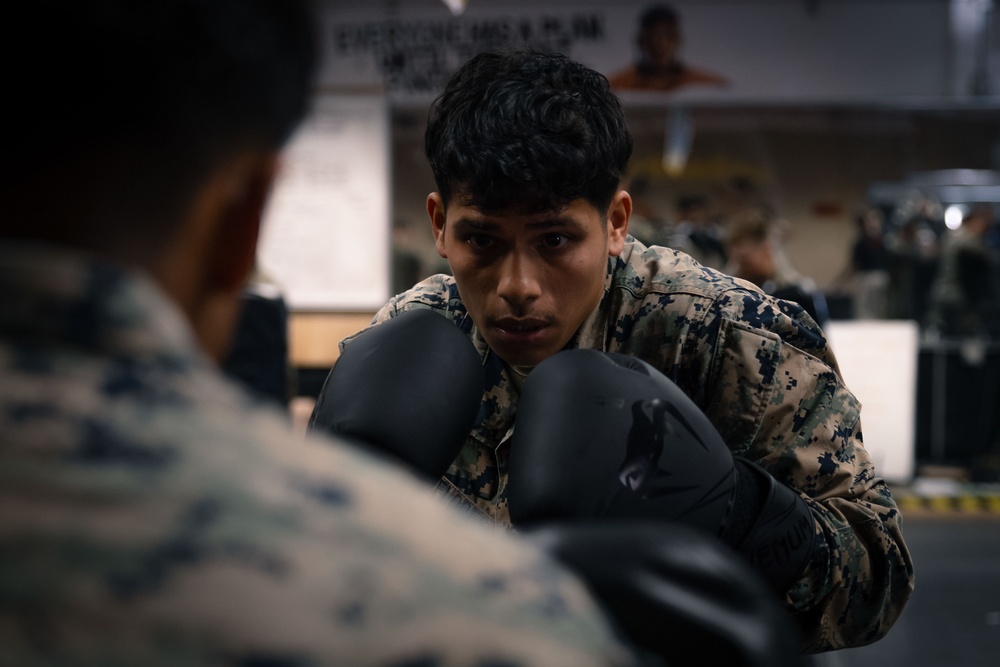 Marines step into the ring with Muay Thai during MAIC 73-25