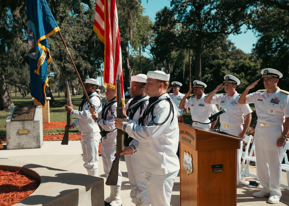 Naval Station Mayport Holds 38th Annual USS Stark Memorial