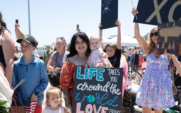 USS Alexandria returns to Naval Base Point Loma following seven-month Pacific Ocean deployment