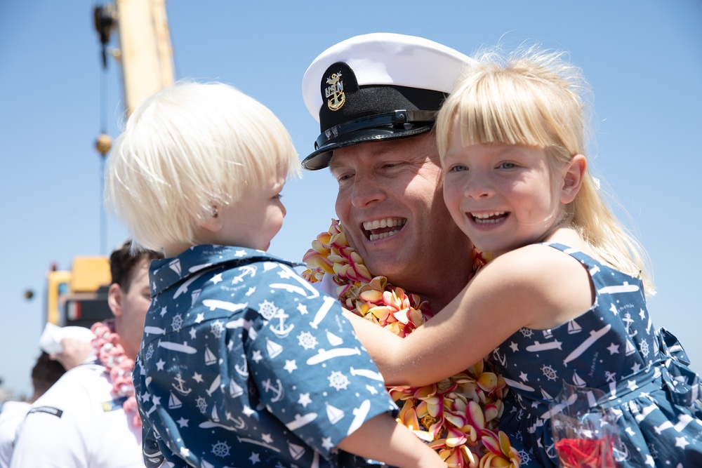 USS Alexandria returns to Naval Base Point Loma following seven-month Pacific Ocean deployment