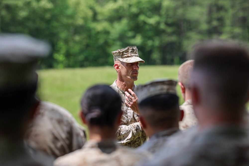 U.S. Marines with MCAF Quantico conduct machine gun range and field exfiltration