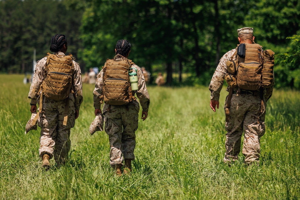 U.S. Marines with MCAF Quantico conduct machine gun range and field exfiltration.