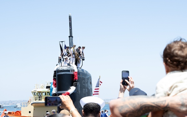 USS Alexandria returns to Naval Base Point Loma following seven-month Pacific Ocean deployment