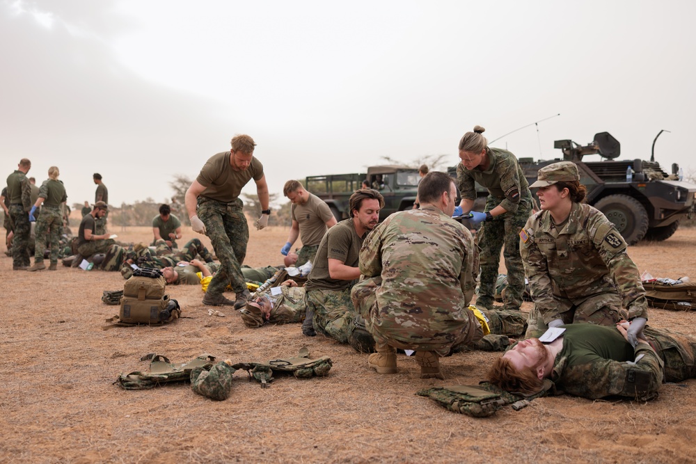 Netherlands, Senegal, US conduct mass casualty training at African Lion 2025