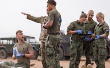 Netherlands, Senegal, US conduct mass casualty training at African Lion 2025