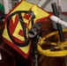 Fire flag signal used for damage control training