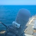USS Bulkeley(DDG 84, fires multiple rounds from its close in weapons system (CWIS)