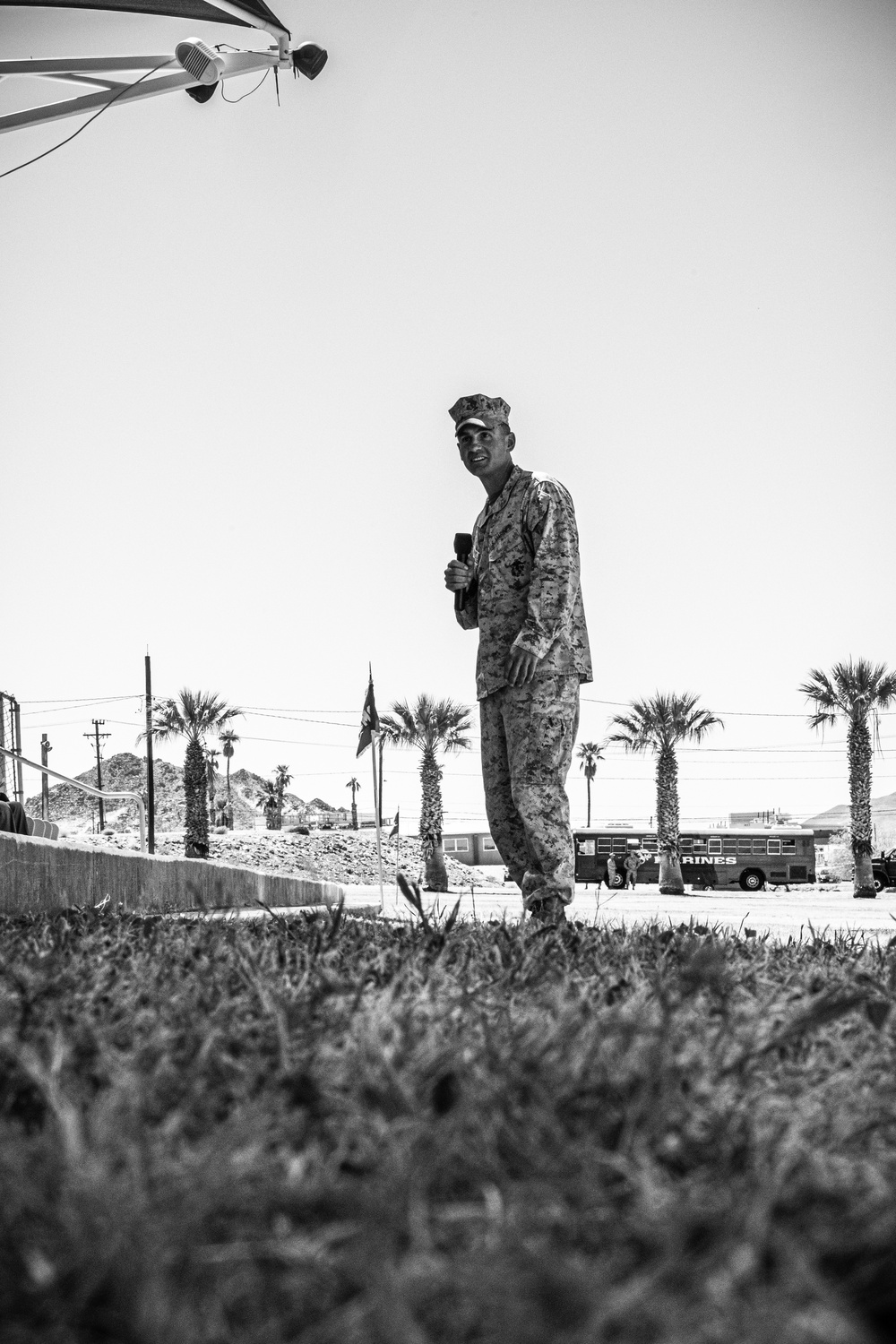 3/7 conducts a change of command ceremony