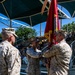 3/7 conducts a change of command ceremony
