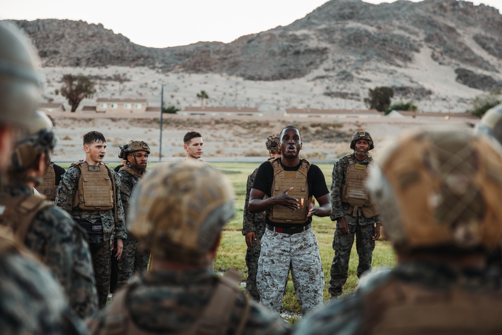 MCAGCC Marines conduct a culminating event for MAIC 73-25