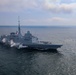 The French Navy Aquitaine-Class frigate The FS Normandie (D651), participates in a PHOTOEX
