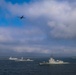 The Spanish Armada Alvaro de Bazan-Class frigate ESPS Cristobal Colon (F105) participate in a PHOTOEX