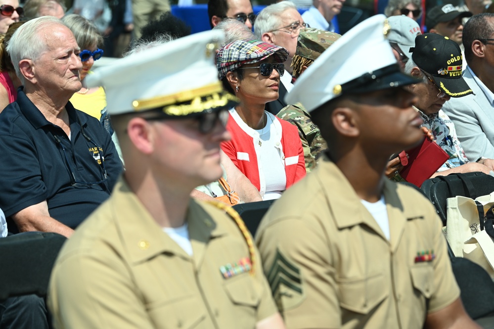 First Day of Issue Dedication Ceremony honors 250th anniversaries of the U.S. Army, U.S. Navy, and U.S. Marine Corps
