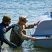 U.S. Navy Seamen and U.S. Army Soldiers Launch USV's for Arcane Thunder 25