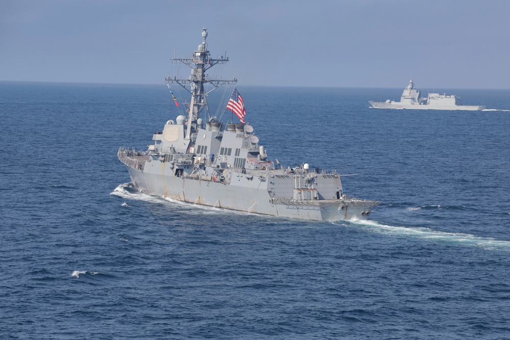 USS Bulkeley (DDG 84) participates in exercise At-Sea Demonstration (ASD) / Formidable Shield (FS) 2025.