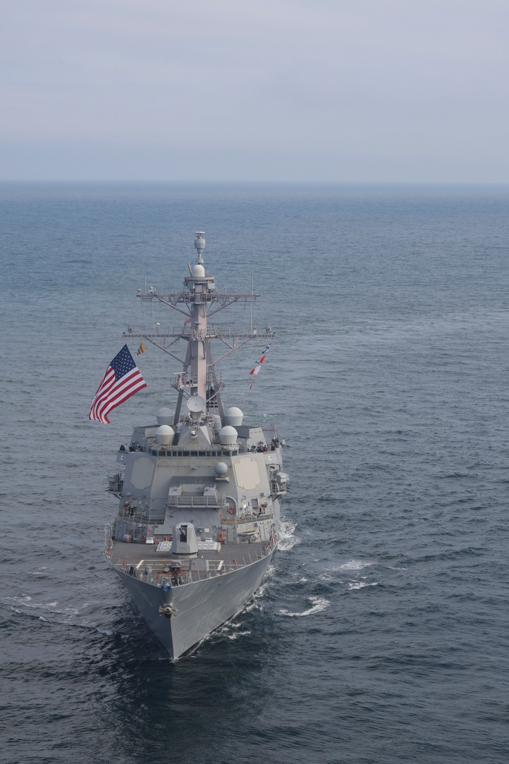 USS Thomas Hudner (DDG 116) participates in exercise At-Sea Demonstration (ASD) / Formidable Shield (FS) 2025.