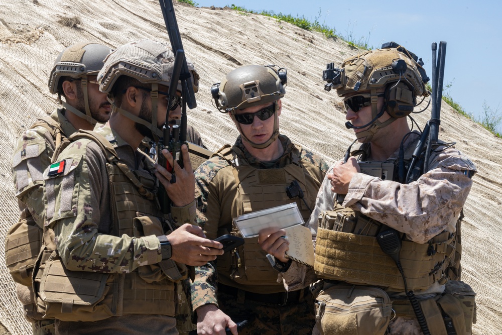 1st ANGLICO Marines Train With UAE President’s Guard
