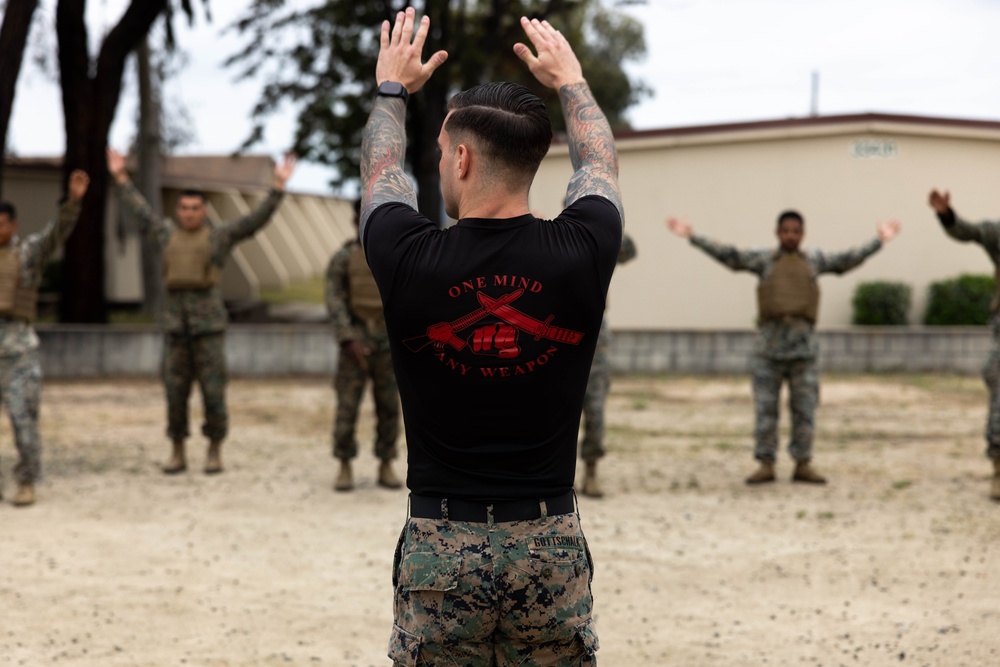 U.S. Marines with Martial Arts Instructor Course 79-25 participate in resupply run