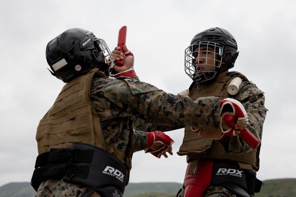 U.S. Marines with Martial Arts Instructor Course 79-25 participate in resupply run