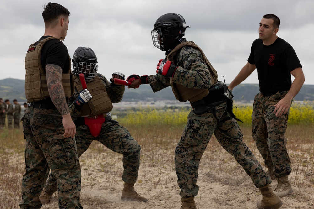 U.S. Marines with Martial Arts Instructor Course 79-25 participate in resupply run