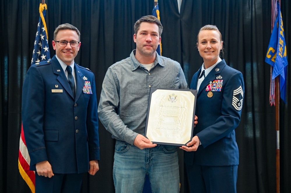 Chief Master Sgt. Sarah Bredthauer retirement