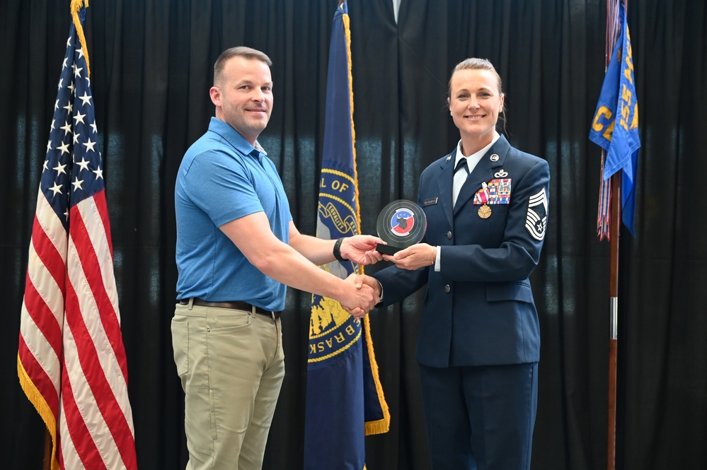 Chief Master Sgt. Sarah Bredthauer retirement