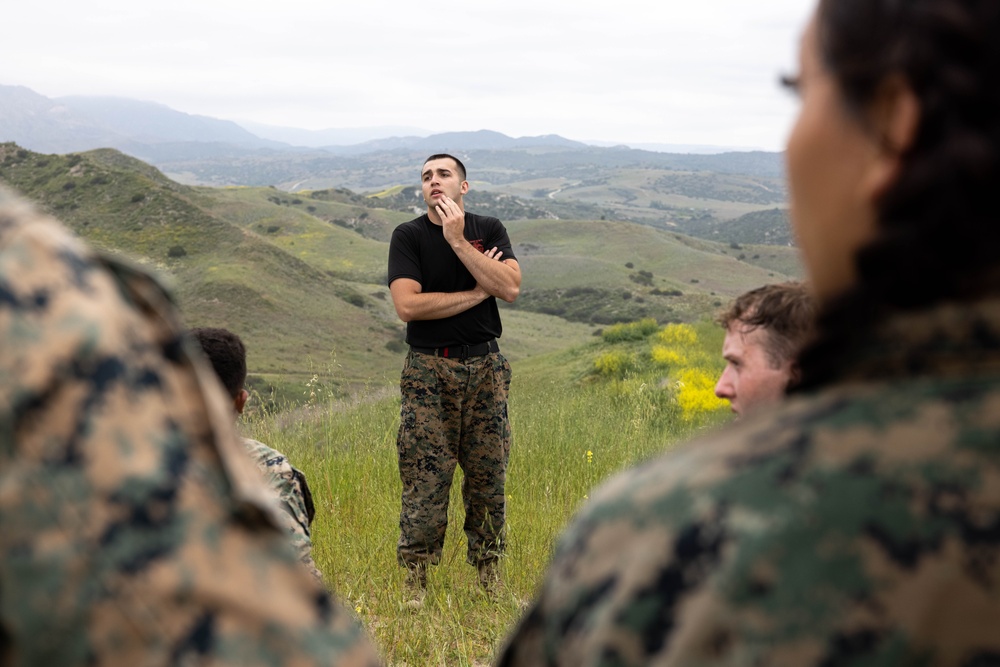 U.S. Marines with Martial Arts Instructor Course 79-25 participate in resupply run
