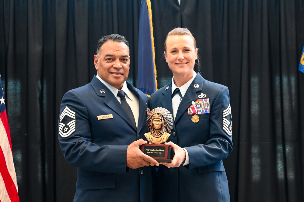Chief Master Sgt. Sarah Bredthauer retirement