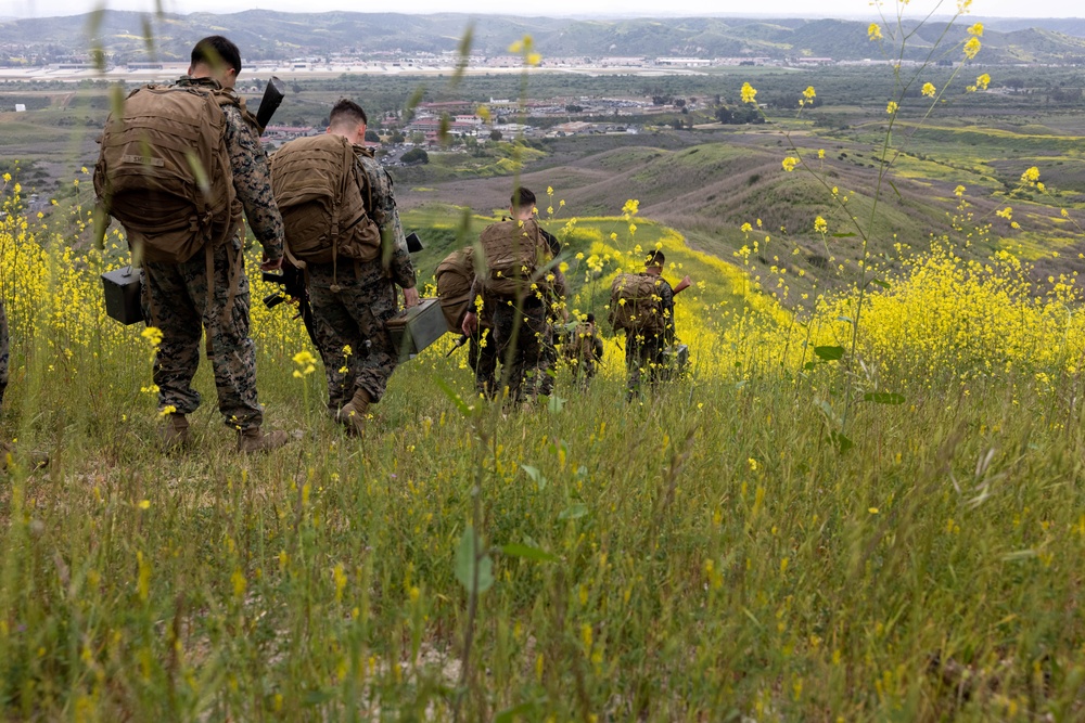 U.S. Marines with Martial Arts Instructor Course 79-25 participate in resupply run