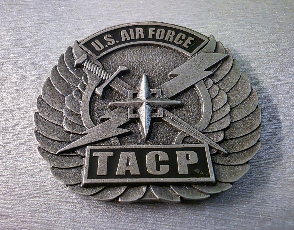 U.S. Air Force TACP challenge coin from the 227th Air Support Operations Squadron