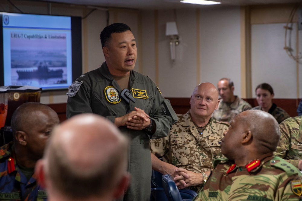 Defense Intelligence Agency U.S. Delegation and Senior Foreign Defense Attaches Tours Tripoli